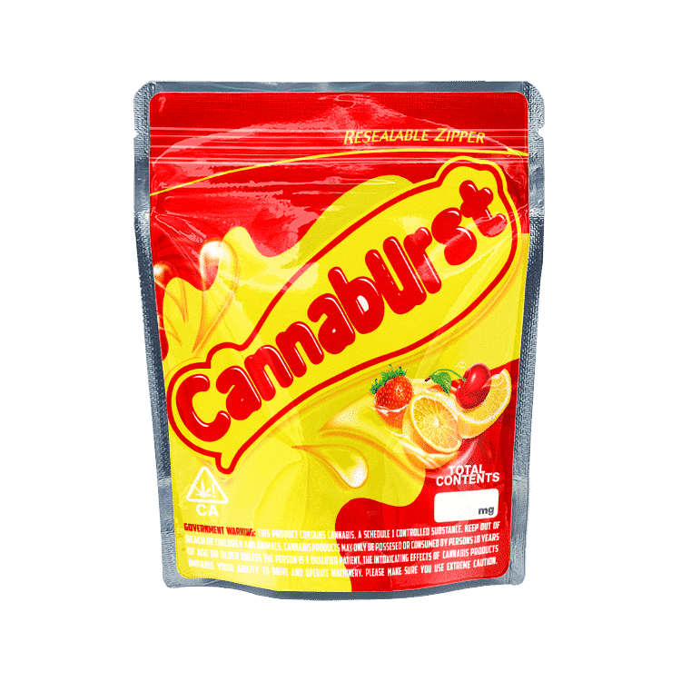 Cannaburst Mylar Bags / Cali Packs / Edibles Packaging