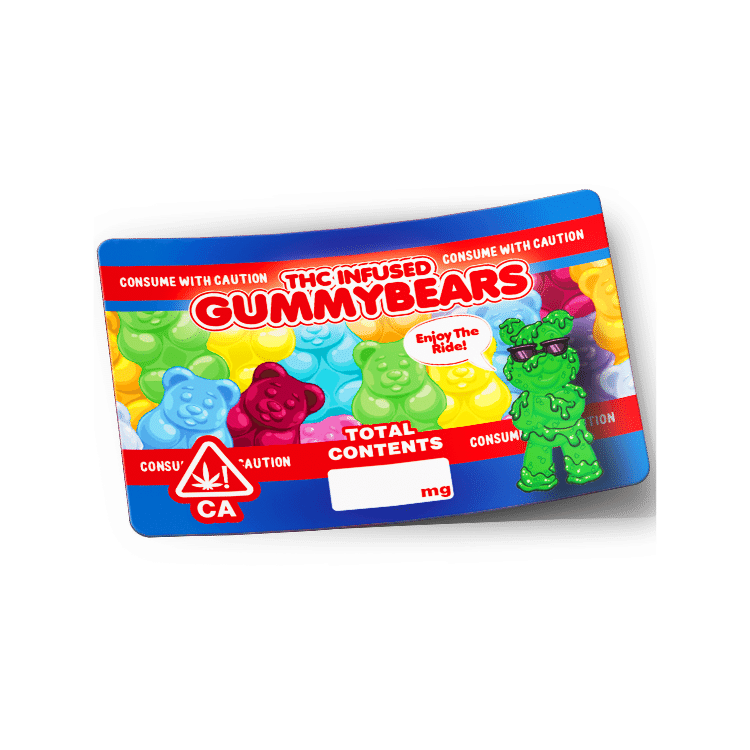 Gummy Bears Edible Labels