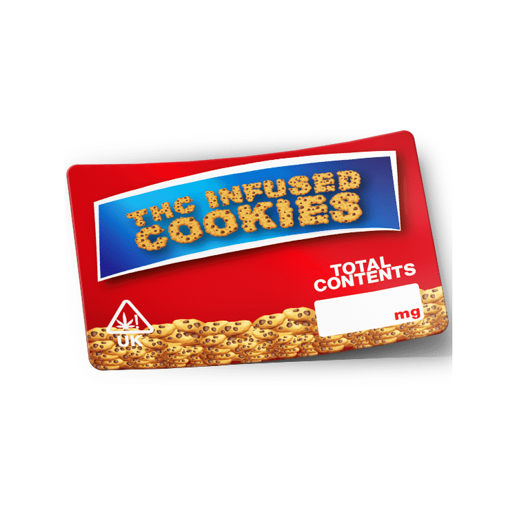 infused cookies edible labels