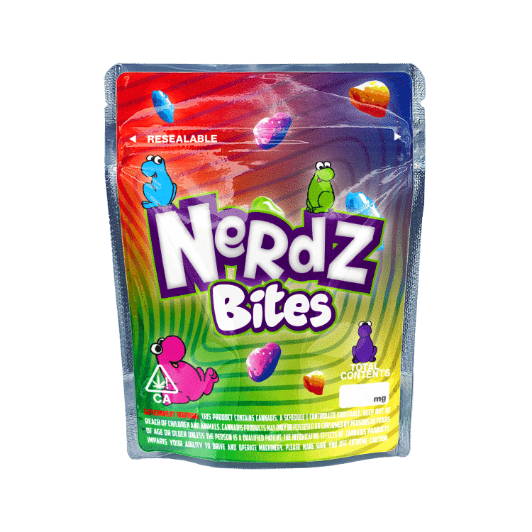 Nerds Bites Mylar Bags / Cali Packs / Edibles Packaging